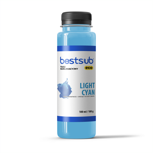 Cerneală pentru sublimare BestSub Eco – Cyan deschis 100 ml