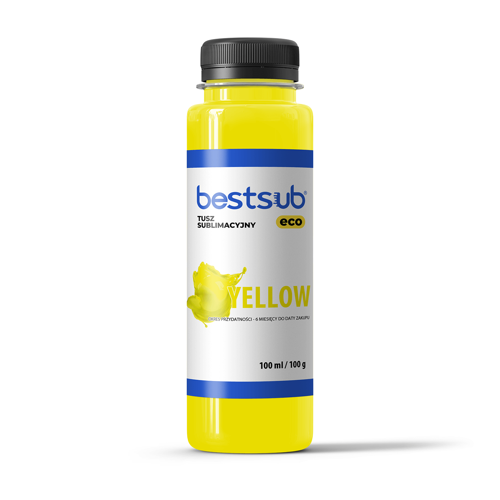 Cerneală pentru sublimare BestSub Eco – Galben 100 ml