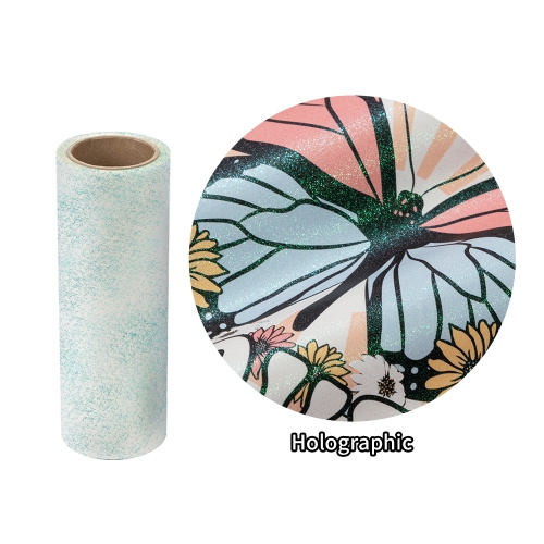 OtterPro DTF folie de imprimare cu sclipici 30 cm x 100 m – Holografic